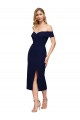 Dark Navy Mermaid Sweetheart Midi Length Formal Evening Gown / Prom Dress / Bridesmaid Dress York