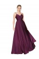 V-Back Wild Berry A-Line High Neck Long Formal Evening Gown / Prom Dress / Bridesmaid Dress York