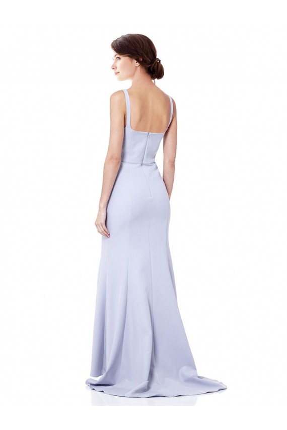 Light Sky Blue Mermaid High Neck Long Evening Gown / Prom Dress / Bridesmaid Dress York