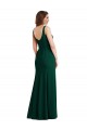 Midnight Green Trumpet Square Neck Long Semi Formal Evening Dress / Prom Dress / Bridesmaid Dress York