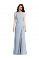 Light Sky Blue Trumpet Halter Neck Long Formal Dress / Bridesmaid Dress York