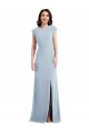 Open Back Light Sky Blue Trumpet Long Formal Evening Gown / Prom Dress / Bridesmaid Dress York