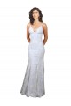 Open Back White Mermaid High Neck Long Formal Evening Gown / Prom Dress / Bridesmaid Dress York