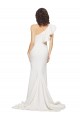 Ivory Sheath One Shoulder Sweep Train Semi Formal Evening Dress / Prom Dress / Bridesmaid Dress York