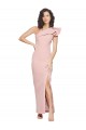 Mauve Sheath One Shoulder Long Formal Evening Gown / Prom Dress / Bridesmaid Dress York