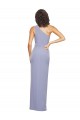 Smoke Blue Sheath One Shoulder Long Formal Evening Gown / Prom Dress / Bridesmaid Dress York