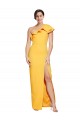Saffron Sheath One Shoulder Long Formal Evening Gown / Prom Dress / Bridesmaid Dress York