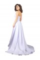 White A-Line Sweetheart Long Beach Wedding Dress York