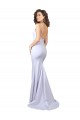 Low Back White Mermaid High Neck Long Beach Wedding Dress York