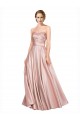 Low Back A-Line Strapless Long Black Tie Evening Gown / Prom Dress / Bridesmaid Dress York