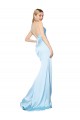 Light Sky Blue Mermaid V-Neck Long Formal Evening Gown / Prom Dress / Bridesmaid Dress York