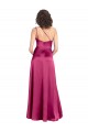 Open Back Fuchsia A-Line One Shoulder Long Formal Evening Gown / Prom Dress / Bridesmaid Dress York