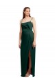 Low Back Hunter Column Square Neck Long Formal Evening Gown / Prom Dress / Bridesmaid Dress York