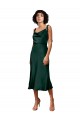 Hunter Sheath Cowl Neck Midi Length Black Tie Evening Gown / Prom Dress / Bridesmaid Dress York