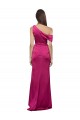 Fuchsia A-Line One Shoulder Long Bridesmaid Dress / Evening Dress York