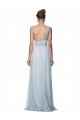 Mist A-Line One Shoulder Long Bridesmaid Dress York
