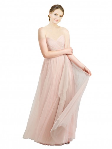 Pink A-Line Sweetheart Long Bridesmaid Dress / Evening Dress York