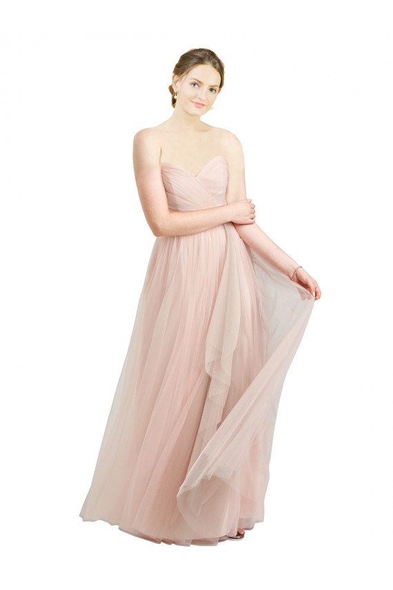 Pink A-Line Sweetheart Long Bridesmaid Dress / Evening Dress York