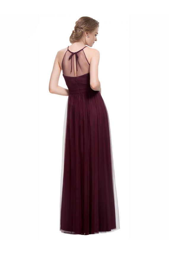 Red A-Line Sweetheart Sleeveless Long Bridesmaid Dress York