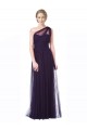 Plum A-Line Sweetheart Long Bridesmaid Dress York