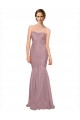 Mermaid Strapless Long Bridesmaid Dress York