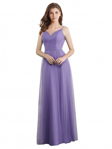 V-Back A-Line Sweetheart Long Formal Dress / Bridesmaid Dress York
