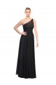 Black A-Line One Shoulder Long Bridesmaid Dress / Evening Dress York