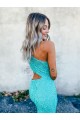 Shown Color Mermaid One Shoulder Sweep Train Prom Dresses York