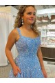 Shown Color A-Line Scoop Neck Court Train Prom Dress / Evening Dress York