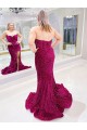 Shown Color Sheath Sweetheart Sweep Train Evening Dress York