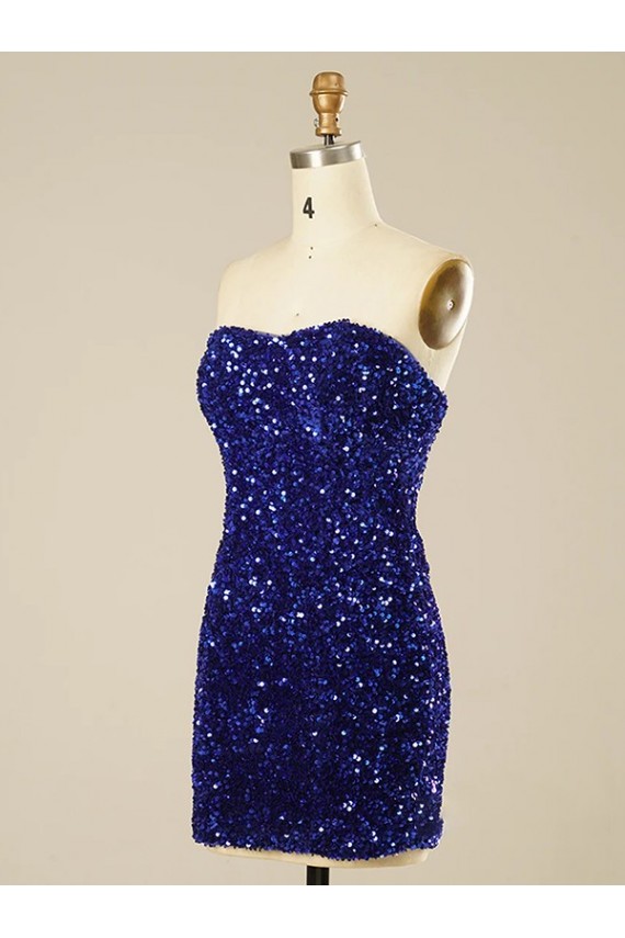 Shown Color Sheath Sweetheart Short Prom Dress York