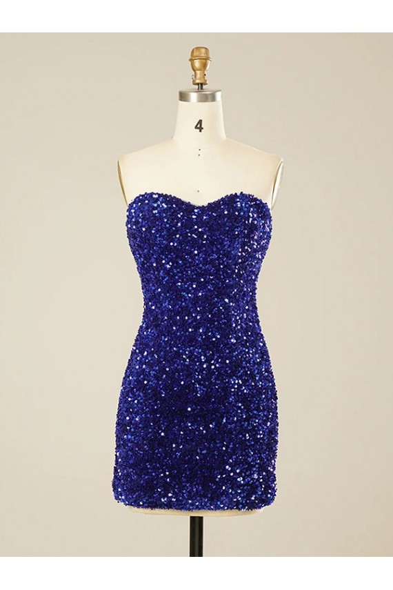Shown Color Sheath Sweetheart Short Prom Dress York