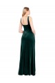 Dark Green A-Line Square Neck Long Prom Dress / Bridesmaid Dress York
