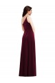Burgundy Trumpet One Shoulder Long Black Tie Evening Dress / Prom Dress / Bridesmaid Dress York