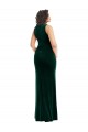 Dark Green Trumpet Square Neck Long Semi Formal Evening Dress / Prom Dress / Bridesmaid Dress York