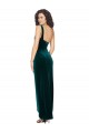 Low Back Dark Green Sheath One Shoulder Long High Low Evening Gown / Prom Dress / Bridesmaid Dress York